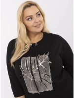 Bluzka RV BZ model 21072590 czarny - FPrice Bluzka RV BZ model 21072590 czarny - FPrice