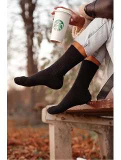 Dámské vlněné ponožky – černé