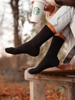 Dámské vlněné ponožky – černé