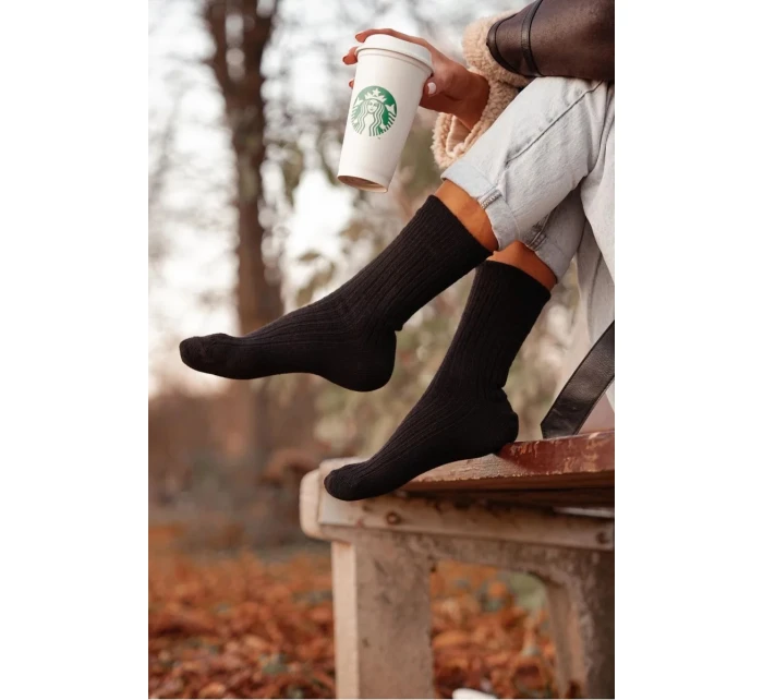 Dámské vlněné ponožky – černé Dámské vlněné ponožky – černé