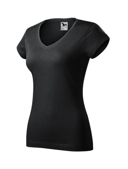 Fit V-neck tričko dámské ebony gray Fit V-neck tričko dámské ebony gray