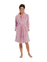 Dámský župan 71232-404 malinovo bílý - Rebelle