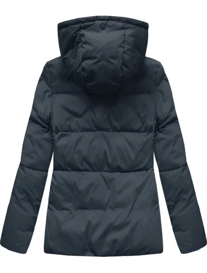 ZIMOWA KRÓTKA PIKOWANA KURTKA DAMSKA GRANATOWA model 21242149 - Libland