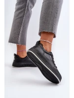 Dámské tenisky na platformě Big Star NN274255 černé Dámské tenisky na platformě Big Star NN274255 černé