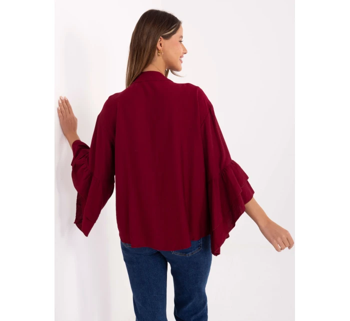 Koszula MI KS model 21717744 bordowy - FPrice