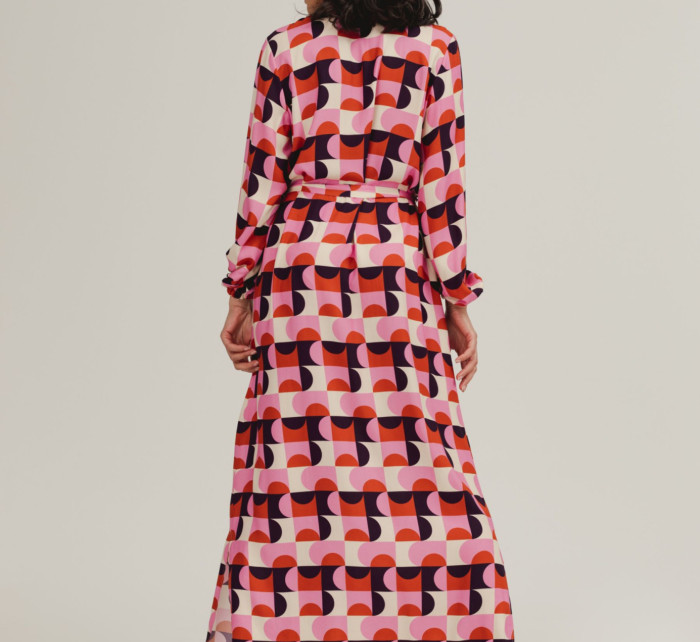 Benedict Harper šaty Helen růžový vzor