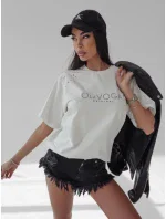 Dámské tričko 277075 ecru - Ola Voga