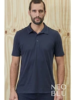 Men Pánské žerzejové polo night blue model 22500546 - NEOBLU