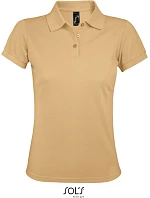 SOL'S Prime Women Dámské piqué polo z těžké bavlny 25.0573 sand