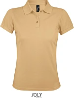 SOL'S Prime Women Dámské piqué polo z těžké bavlny 25.0573 sand
