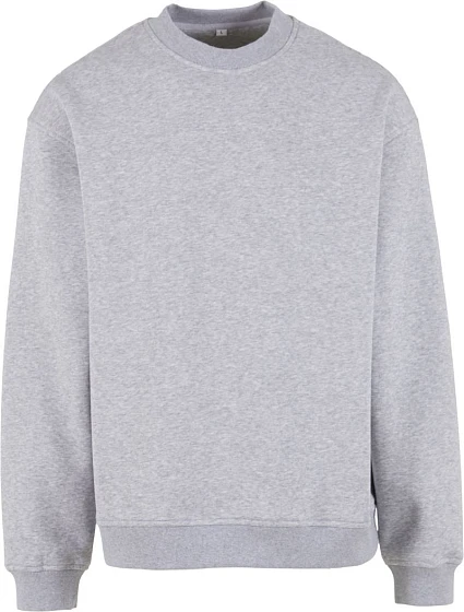 Build your Brand BY 409 Mikina z těžké bavlny "Loose Fit" 56.0409 heather grey Build your Brand BY 409 Mikina z těžké bavlny "Loose Fit" 56.0409 heather grey