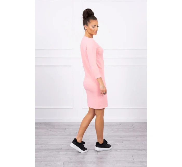 Klasické šaty světle růžové