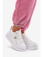 Dámské Sportovní Boty Na Platformě Bílé model 21687811 - Boto Dámské Sportovní Boty Na Platformě Bílé model 21687811 - Boto