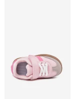Sportovní Boty Sneakers Dětské Na Suchý Zip Růžové Adelina Sportovní Boty Sneakers Dětské Na Suchý Zip Růžové Adelina