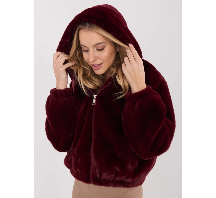 Kurtka KR bordowy model 21782572 - FPrice