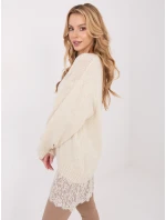 Sweter IN SW model 21782331 jasny beżowy - FPrice