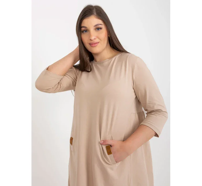 Šaty RV SK model 20742315 camel - FPrice