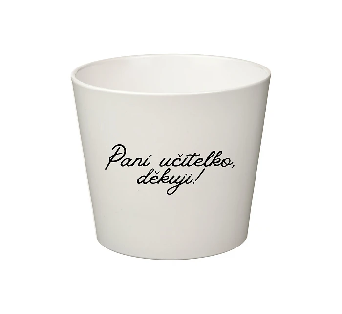 PANÍ UČITELKO, DĚKUJI! - velký květináč PANÍ UČITELKO, DĚKUJI! - velký květináč