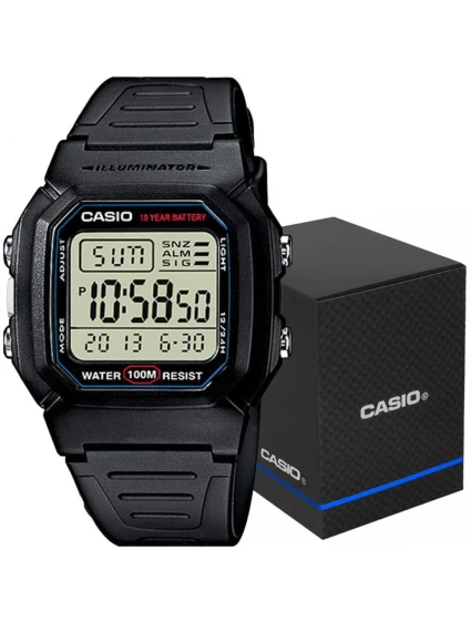 Pánské hodinky CASIO W-800H-1AVES + krabice Pánské hodinky CASIO W-800H-1AVES + krabice