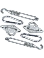 SADA DRŽÁKŮ PRO UPEVNĚNÍ SLUNEČNÍ PLACHTY