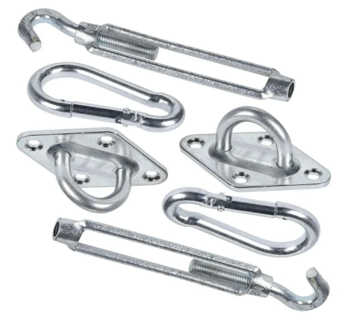 SADA DRŽÁKŮ PRO UPEVNĚNÍ SLUNEČNÍ PLACHTY