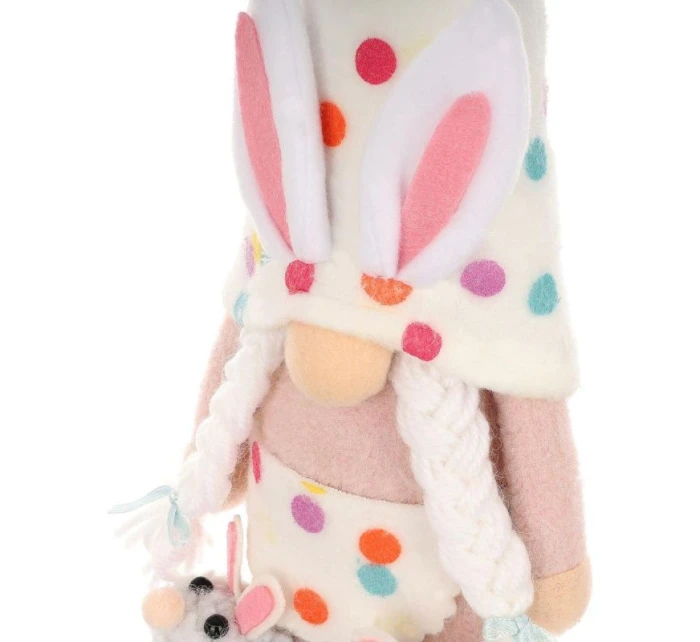 SKŘÍTEK SKŘÍTEK ZAJÍC 25CM HRÁŠEK DÍVKA JARNÍ DEKORACE