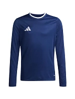Adidas Entrada 26 dětské tričko s dlouhým rukávem tmavě modré KF5877 Adidas Entrada 26 dětské tričko s dlouhým rukávem tmavě modré KF5877