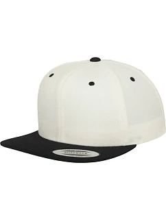 Flexfit 6089M 6 panelová Snapback kšiltovka 55.6089 natural/black