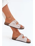 Dámské sandály se zlatými a šedé model 21703238 - Boto