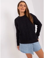 Sweter AT SW model 18884798 czarny - FPrice