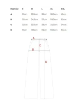 model 21136185 Široké kalhoty fialové - Moe