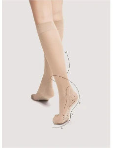 Dámské podkolenky Fiore Body Care Massage M 2100 20 den