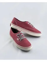 Tmavě růžové dámské šněrovací tenisky (A8879)