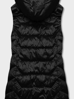 Černá dámská vesta s kapucí model 18022544 - S'WEST