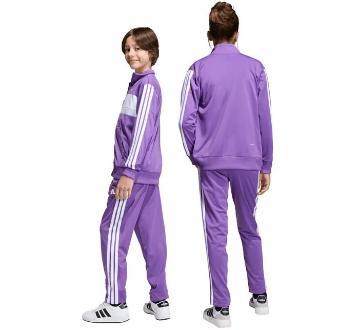 Essentials 3Stripes dětská tepláková souprava fialová model 22057558 - ADIDAS
