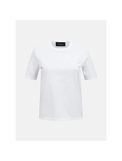 Dámské tričko PEAK PERFORMANCE W Original Small Logo Tee, bílá barva