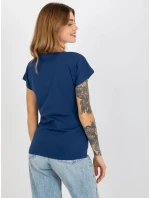 Tričko VI TS model 17929380 tmavě modrá - FPrice Tričko VI TS model 17929380 tmavě modrá - FPrice