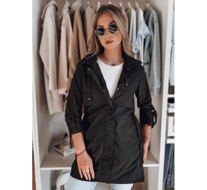 Dámská přechodná bunda parka STYLINA černá FashionStreet TY4788