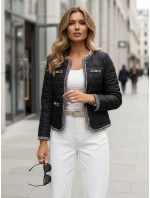 Dámská prošívaná přechodná bunda černá FashionStreet TY5530