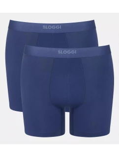 Pánské boxerky EVER Ease Short 2P - UNKNOWN - modré 6312 - SLOGGI
