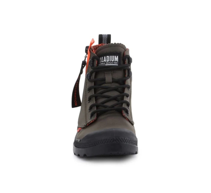 Dámské boty Pampa Unlocked U Olive Night W 77239-309-M - Palladium