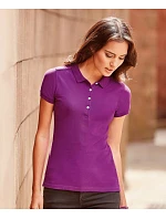 Dámské elastické piqué polo 10. convoy grey model 22473807 - Russell Athletic Dámské elastické piqué polo 10. convoy grey model 22473807 - Russell Athletic