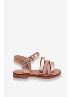 Dětské sandály s popruhy Růžové zlato Isla Dětské sandály s popruhy Růžové zlato Isla
