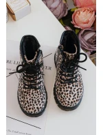 Dětské Botky s Zipem Bežové model 21636505 - Boto Dětské Botky s Zipem Bežové model 21636505 - Boto