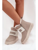 Zimní boty Dámské z přírodního s  25 01 Světle šedé model 21725184 - Lee Cooper