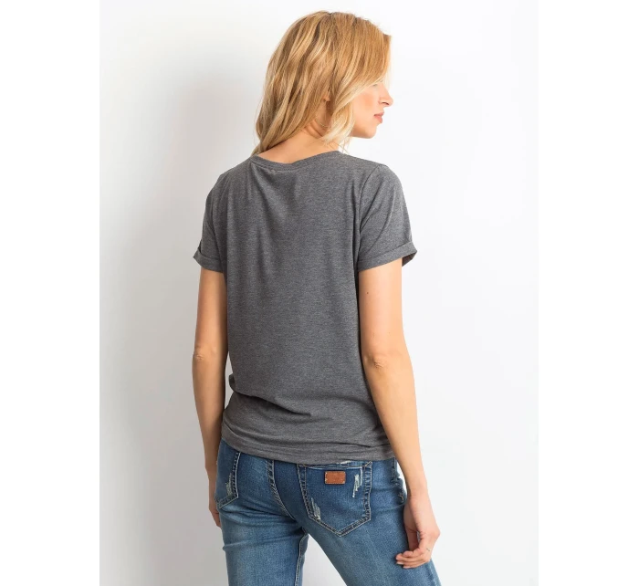 Tričko RV TS 4838.44P tmavě šedá Tričko RV TS 4838.44P tmavě šedá