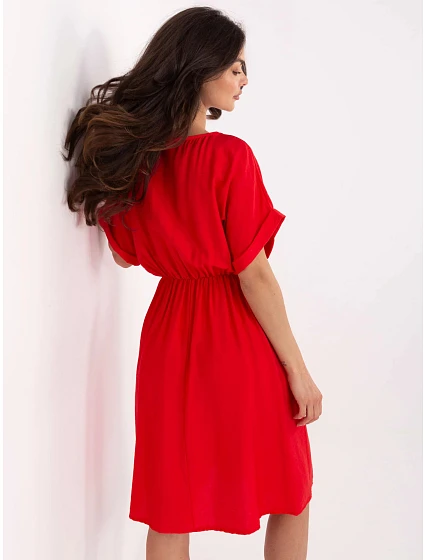 Dámské šaty MI SK model 21291530 Červená - FPrice