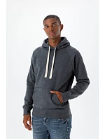 M 73 Mikina s kapucí  charcoal grey melange model 22514755 - Mantis