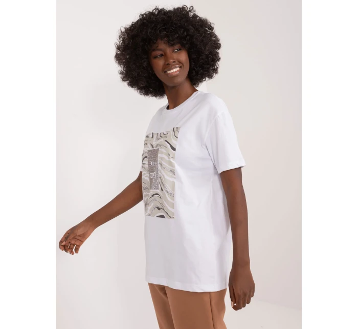 T shirt PM TS model 19529489 biały - FPrice