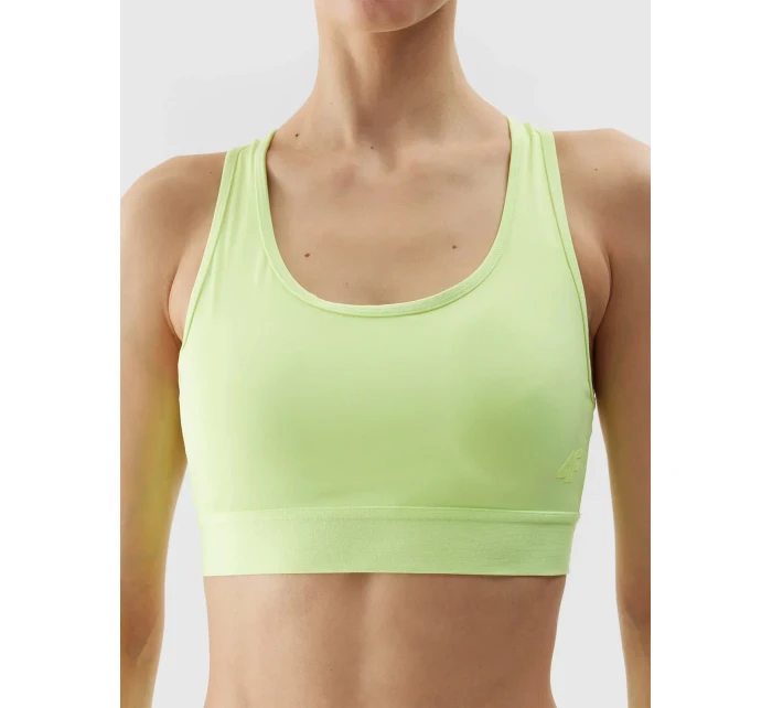 Dámská sportovní podprsenka s z materiálů limetková model 20438096 - 4F Dámská sportovní podprsenka s z materiálů limetková model 20438096 - 4F